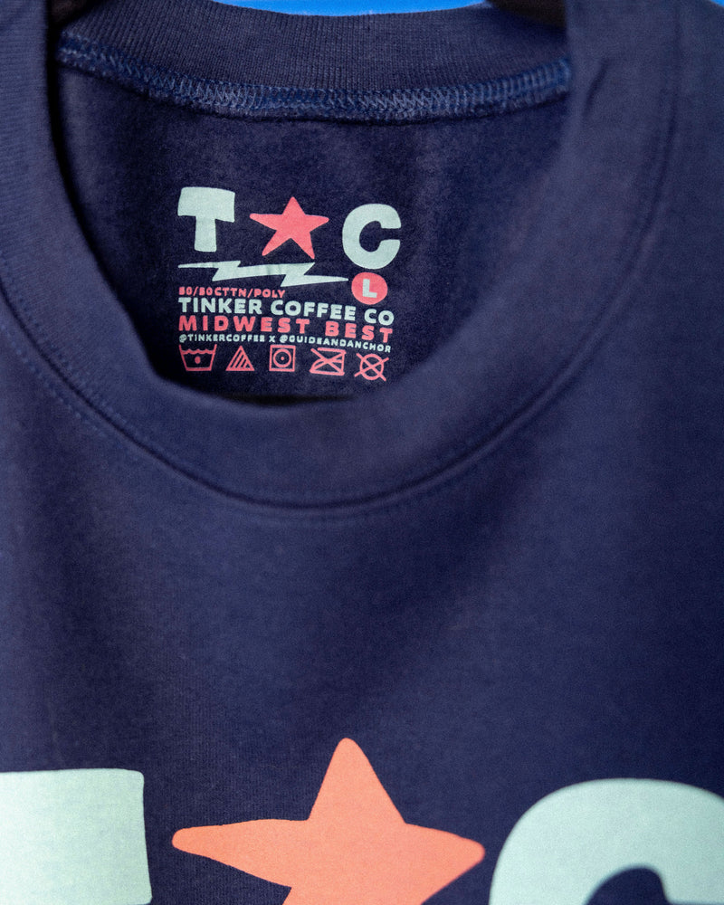 
                  
                    TC Starbolt Crewneck - Navy
                  
                